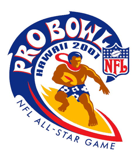 Pro Bowl 2001 Primary Logo t shirts iron on transfers